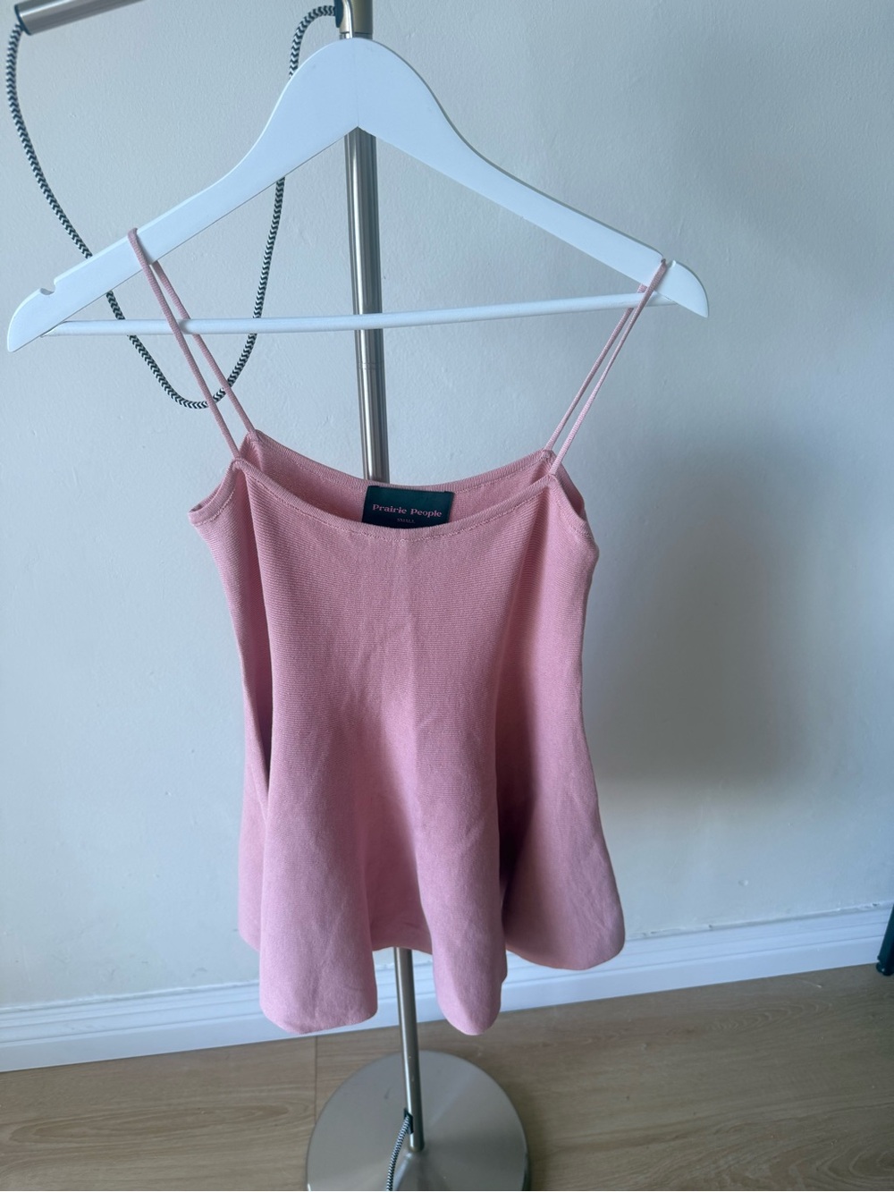 Prairie People Pink Spaghetti Strap Tank Top